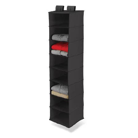 8 Shelf Hang Organizer- black for wholesale by Honey-Can-Do