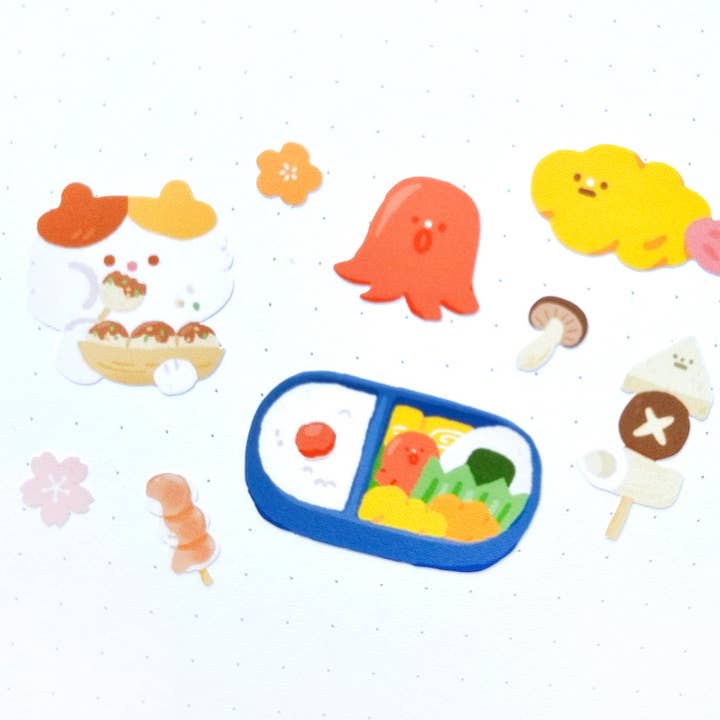 alittleidiot - Wholesale Sticker - Japanese Food Sticker Sheet1