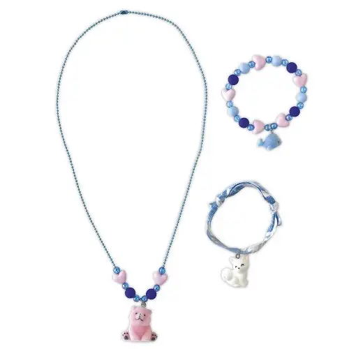 Juratoys – wholesale Jewellery set – 3 Pieces Of Jewellery With Small Animals2