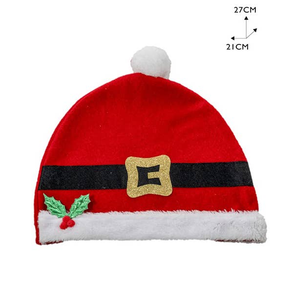 LA RUTA DE LAS IMPORTACIONES SL - Wholesale Santa Hat - Christmas hat 27x21cm (N330)0