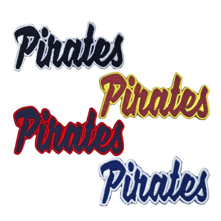 PERSONALIZADO: Piratas, Mascotas, Nombres, Parche Bordado Termoadhesivo para venta al por mayor de Wholesale Applique