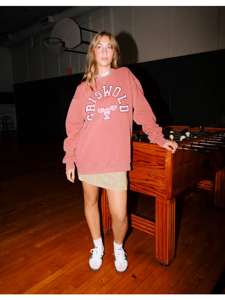 LivyLu - Wholesale Graphic Sweatshirt - Unisex - Griswold Christmas Crimson Graphic Sweatshirt