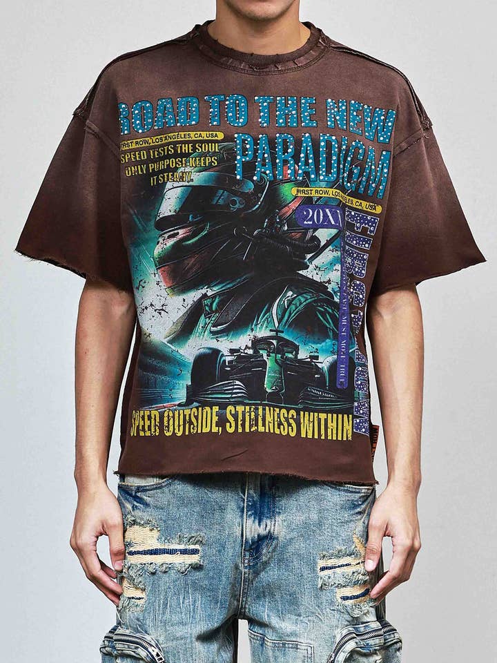 NEW PARADIGM STEADY AT SPEED TEE for wholesale by First Row