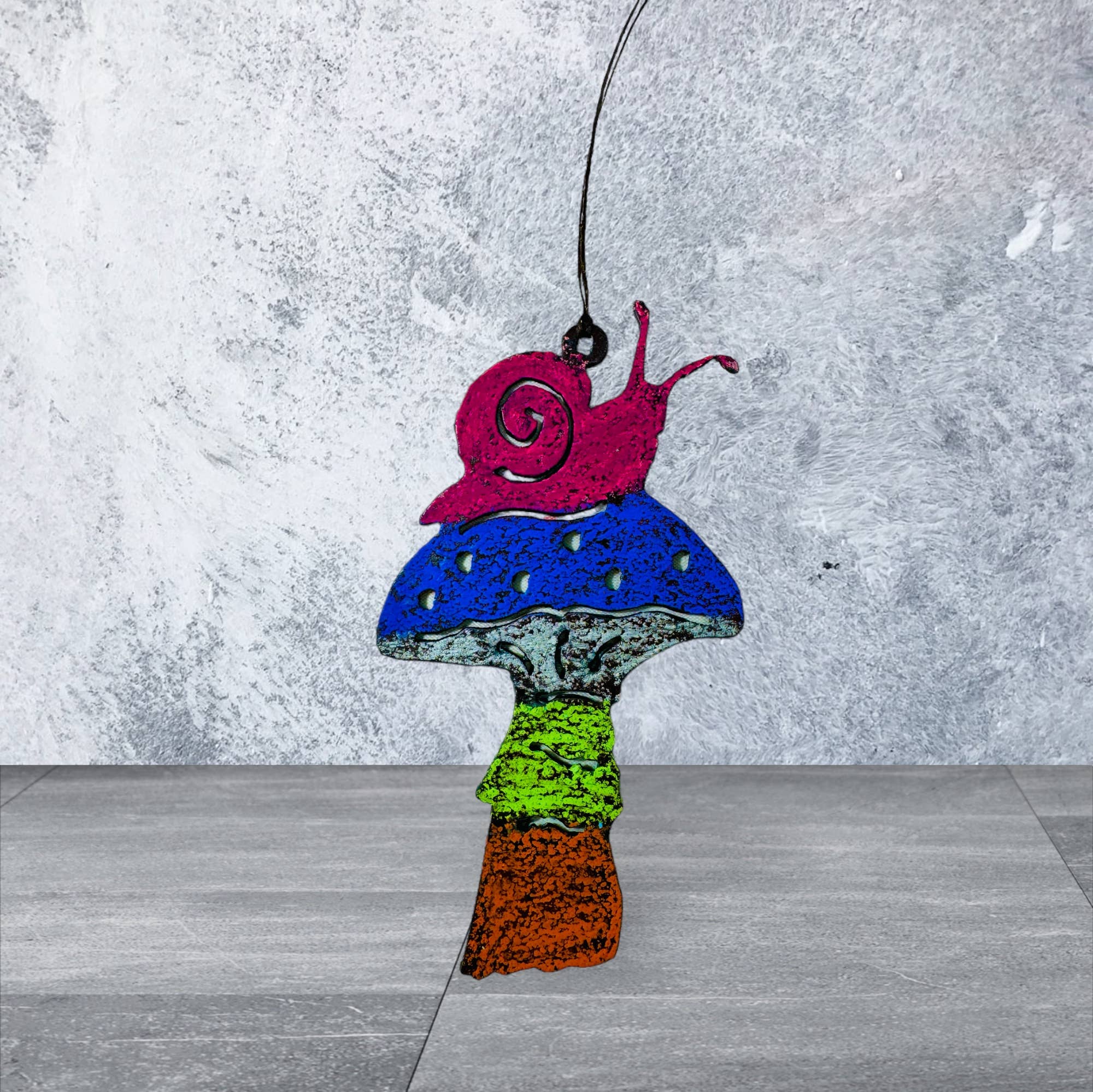 Whimsies - Wholesale Ornament - Mushroom Ornament Snail whimsical gift holiday garden retro