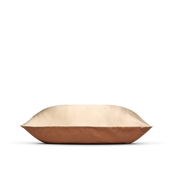 Emily's Pillow - Wholesale Bedding Pillowcase/Sham - Bi-Face Silk and Linen Pillowcase3