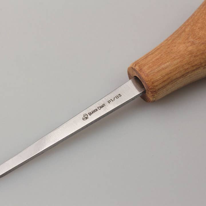 BeaverCraft - Wholesale Craft Tool - P1/03 - Palm-chisel straight flat. Sweep №11