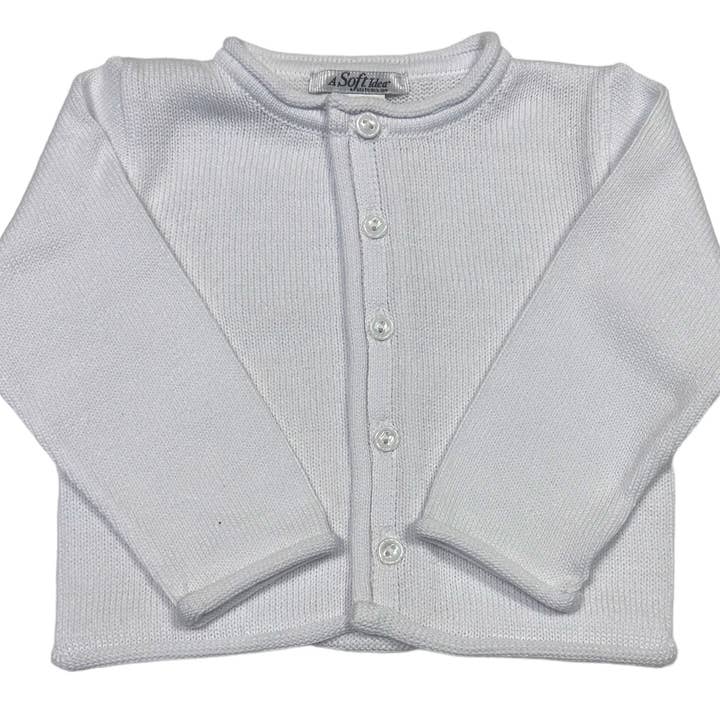 A Soft Idea - Wholesale Cardigan - Baby - 2814 - Rolled Edge Button Front Cardigan9