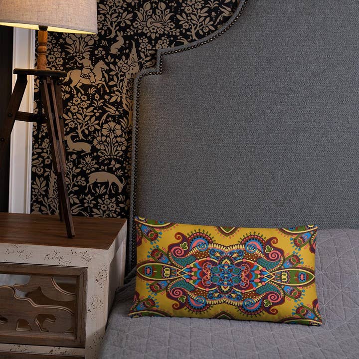 Gyllene lapptäcke kudde för wholesale av Cushion Covers Store