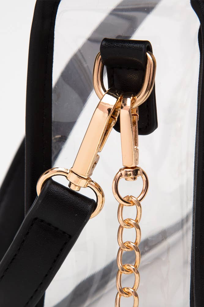 Hana – wholesale Crossbody bag – Women's – Clear Rectangle Stadium Concert Crossbody Bag16