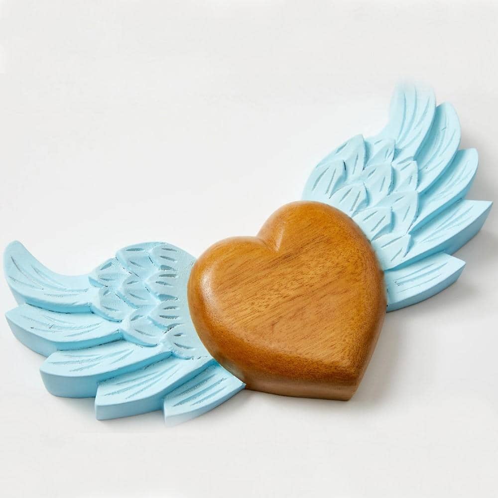 Turoch - Wholesale Wall Accent - Heart Angel Wings | Wooden Wall Decoration9