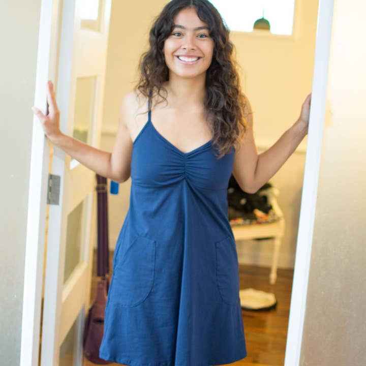 BJ's PJ's and Baby Origami Double Wrap™ - Wholesale Dress - Maternity - Kylie Cami Dress with External Pockets3