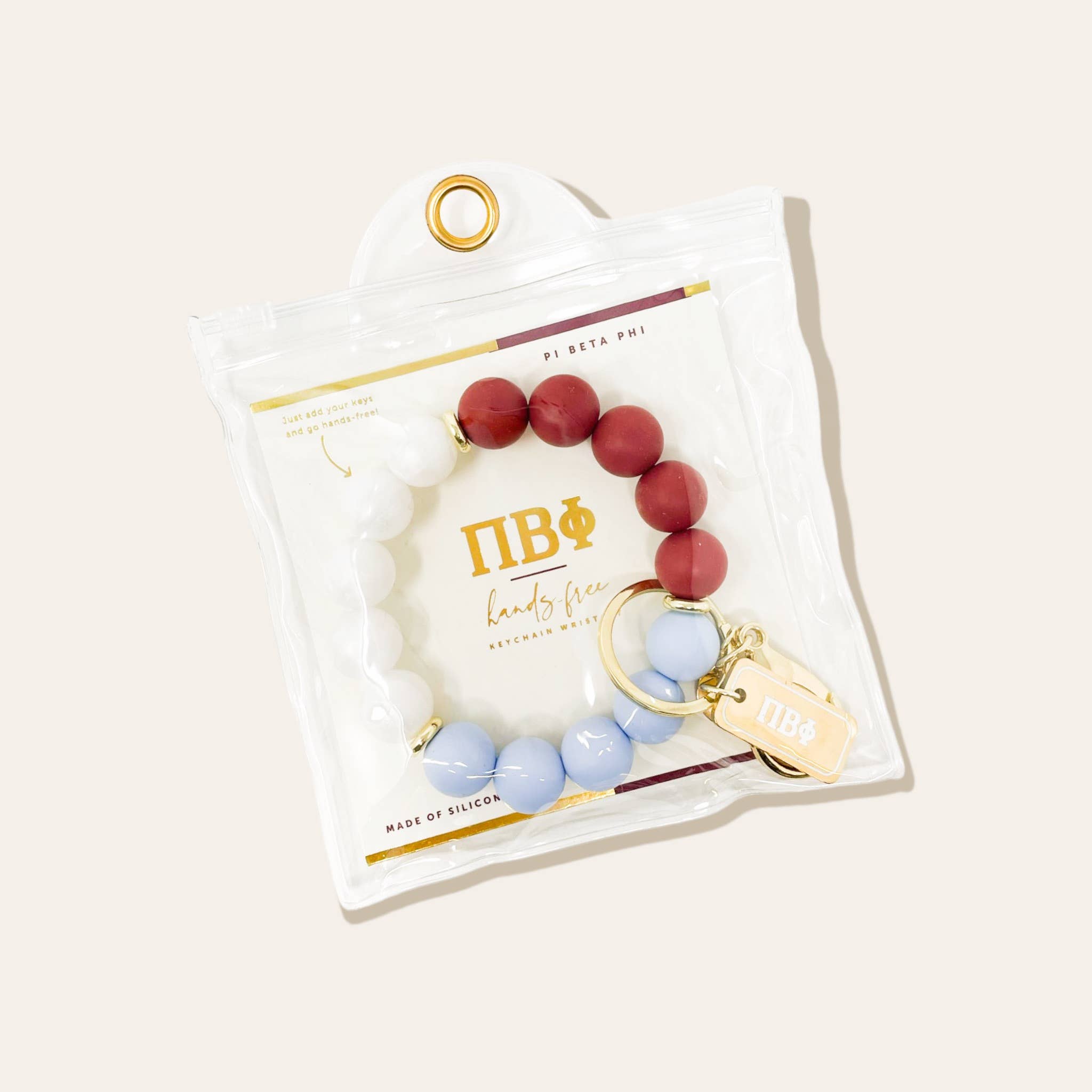 The Darling Effect - Vente Bracelets porte-clés - VENTE DE SORORITÉ - Porte-clés bracelet en silicone mains libres27
