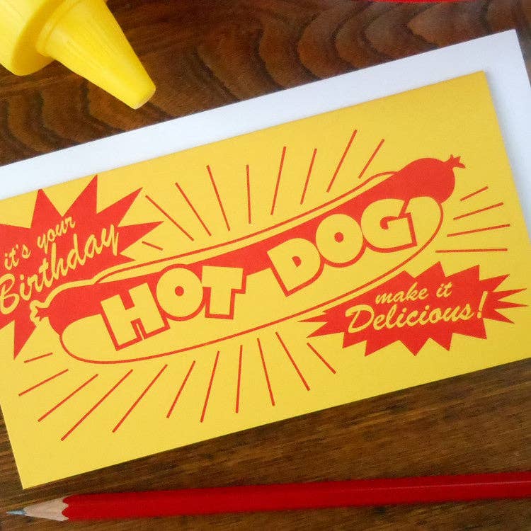 a. favorite design - Wholesale Birthday Card - Birthday Hotdog2