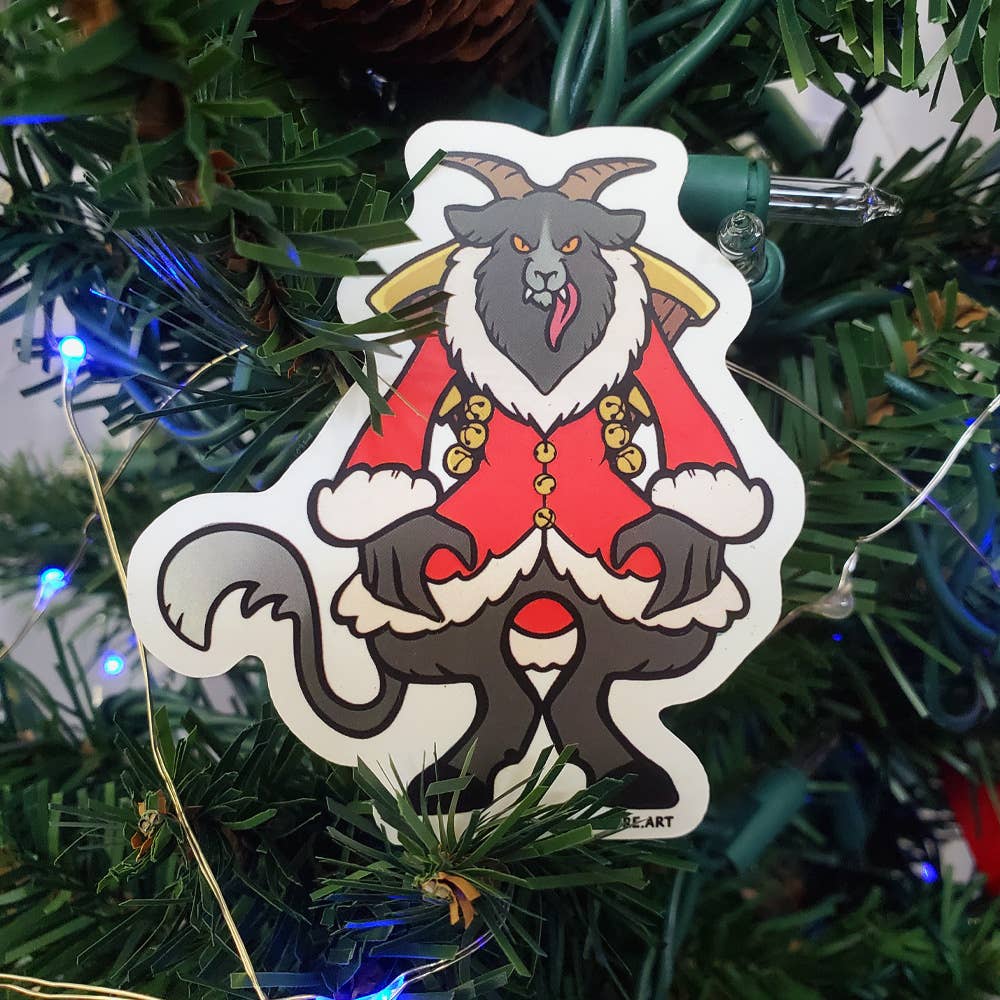 Curious Nature Studio - Wholesale Sticker - Krampus • Vinyl Sticker1