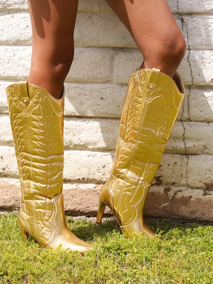 Lemonade Shoes – wholesale Boots – Women’s – THE PROFESSIONAL - Western Boot, Metallic Boot10
