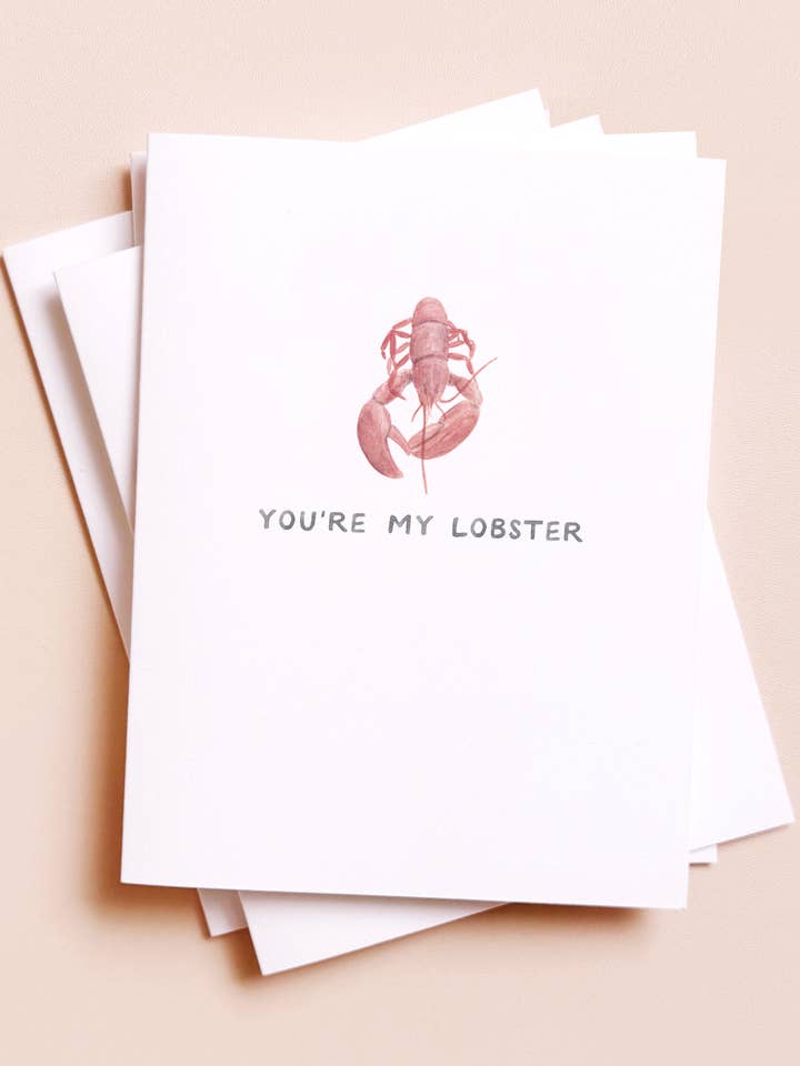 You're My Lobster — Friends TV Show Love Card for wholesale by Amy Zhang