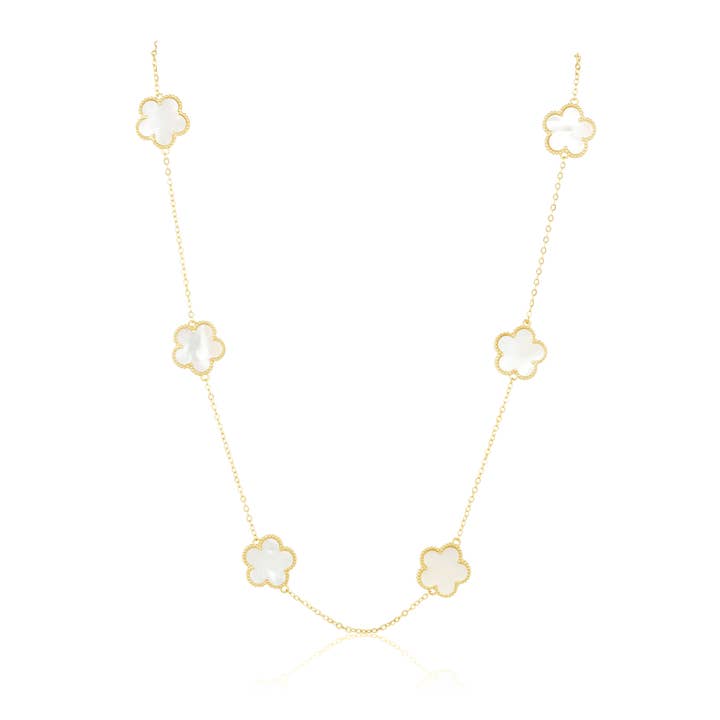 Sahira Jewelry Design - Wholesale Pendant/Charm Necklace - Adeline Clover Necklace
