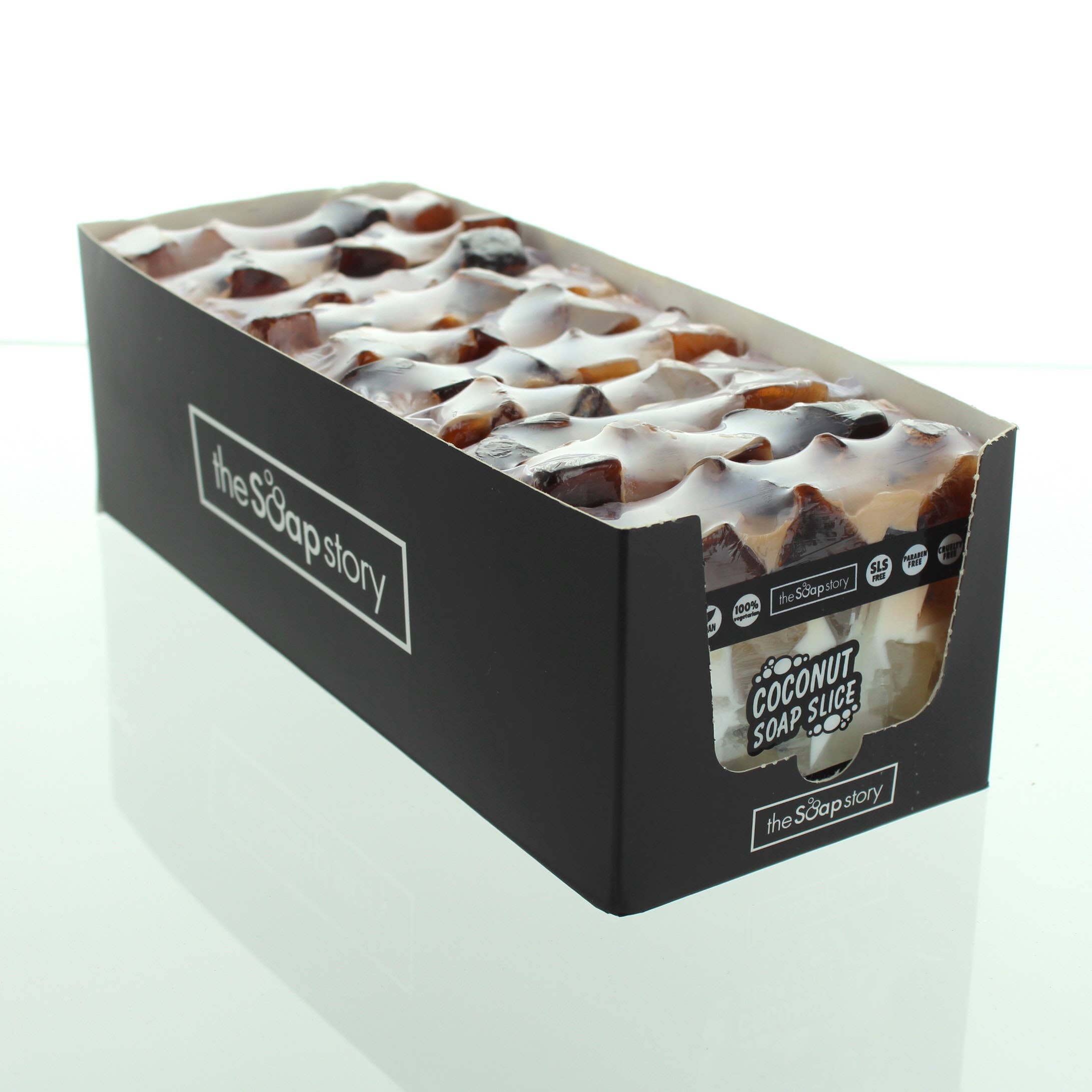 The Soap Story – wholesale Bar Soap – Coconut Handmade Soap Slice2