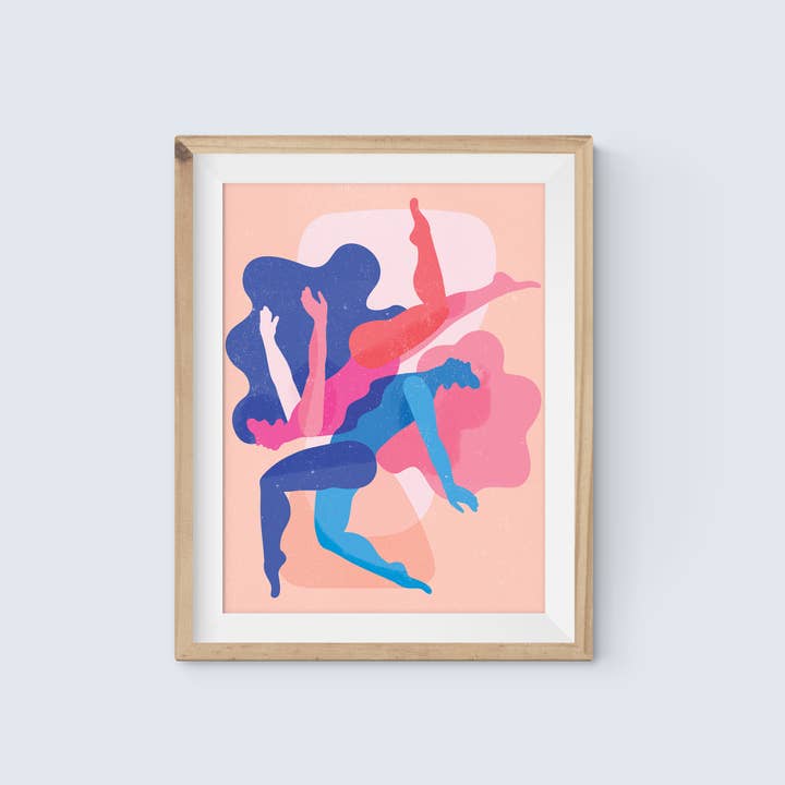 Squiggle Art Print for wholesale by Sir Sheep