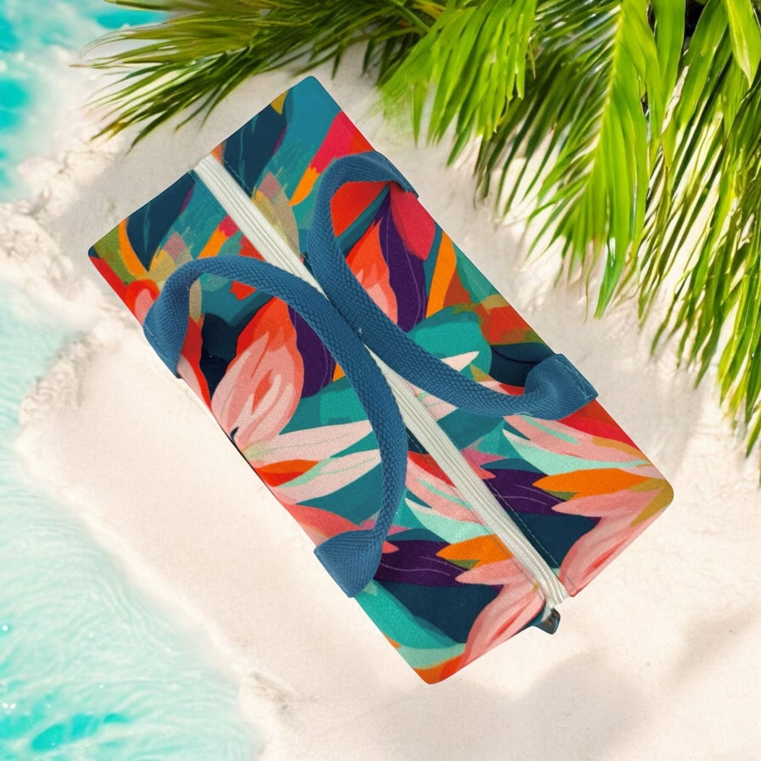 Emmanuel Création - Venta al por mayor Nevera portátil/bolsa de refrigeración - Bolsa refrigerante Ice cube M, colección « Martinique »2