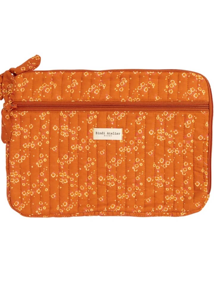 Laptop-Hülle aus Baumwolle 13" - Itsi Rost für den Großhandel von Bindi Atelier
