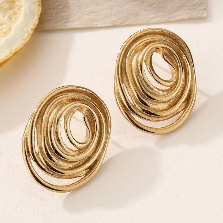 Stud earrings - Camille for wholesale by Lovelika