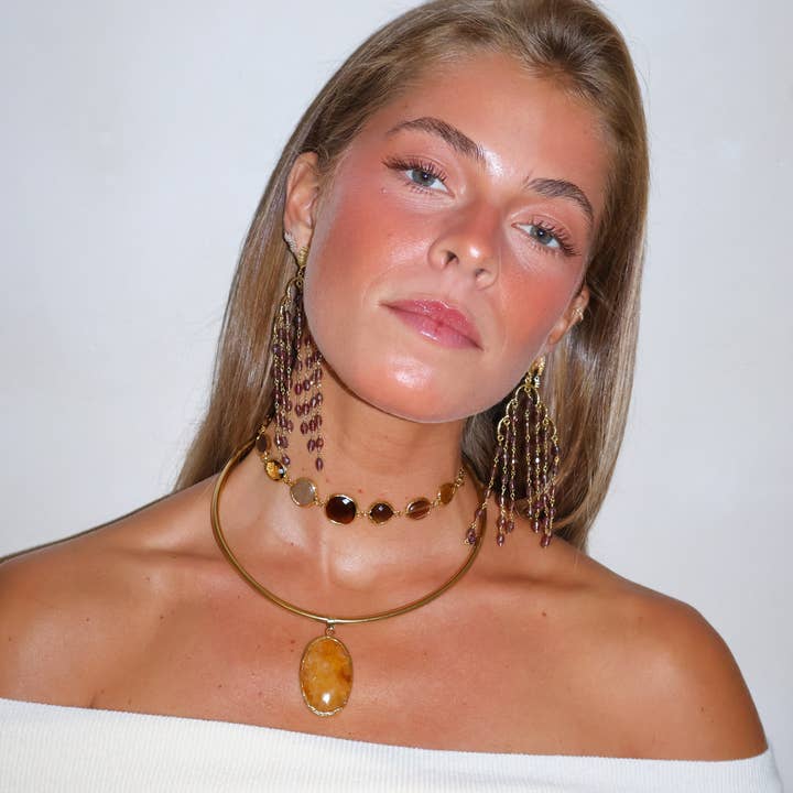 Woonder - Wholesale Choker/Collar - Chocker Brown Path1