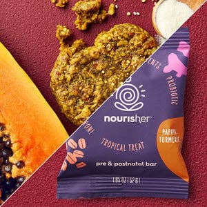 Nourisher - Wholesale Snack Bar - Prenatal/Postnatal Nutrition Bars - 6 Pack1