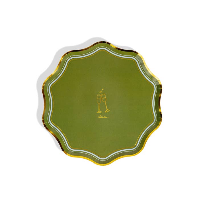 Assiettes de fête Cheers pour la vente par Emergency Confetti