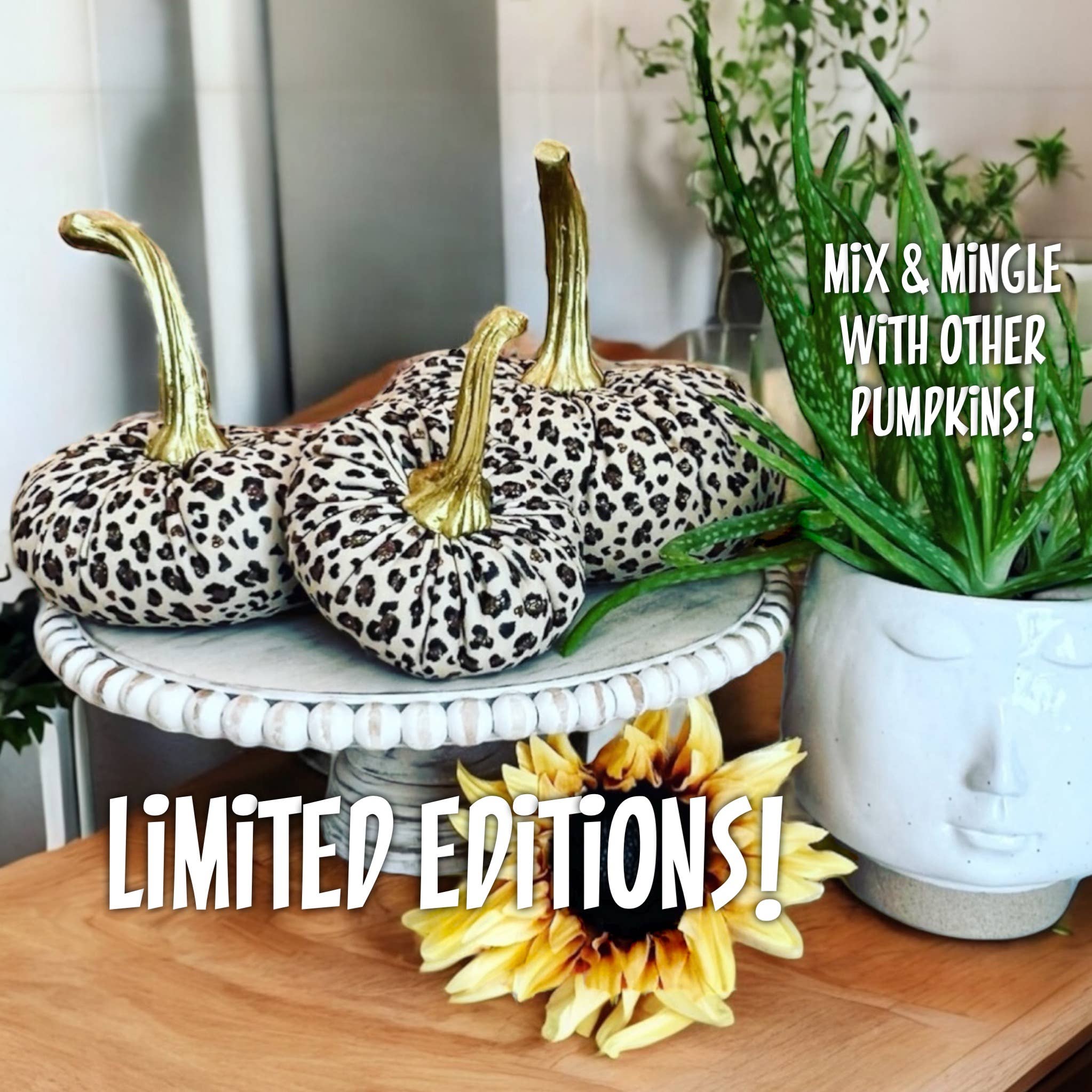 Leanne Bruce Co. - Wholesale Decorative Tabletop Object - Fabric Pumpkin Sets/3 Fall to Summer Home Decor <Limited>1