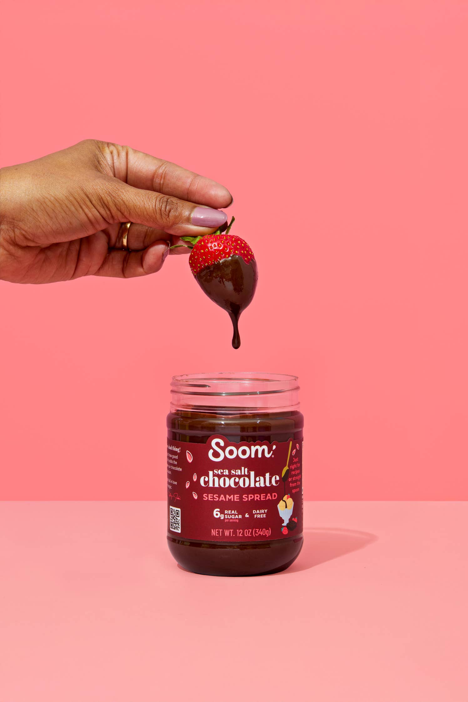 Soom Foods - Wholesale Nut Butter - Chocolate Sea Salt Sesame Spread 3