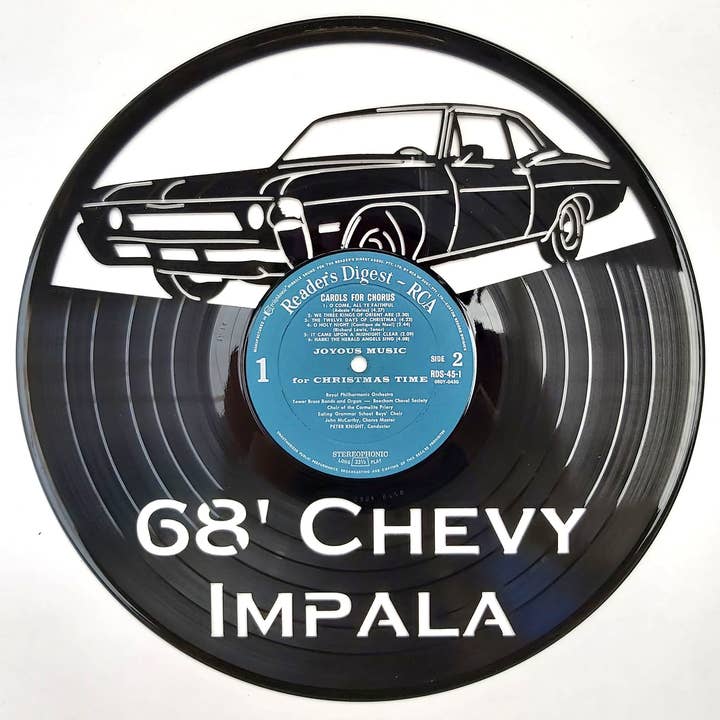Broken Record - Wholesale Wall Accent - Vinyl Record Art - Chevrolet Impala