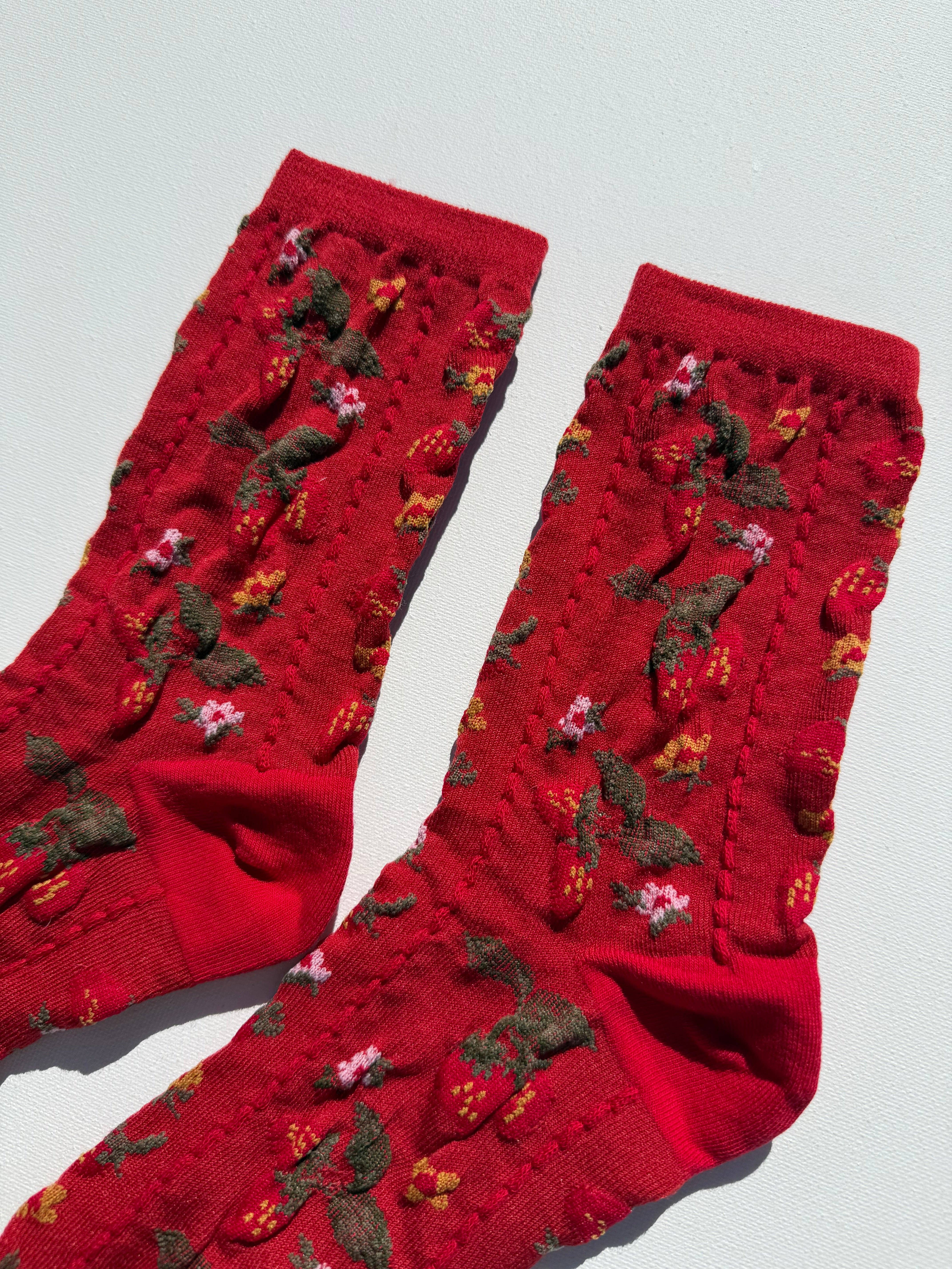 Billy Bamboo - Wholesale Socks – Women's - STRAWBERRIES SOCKS19