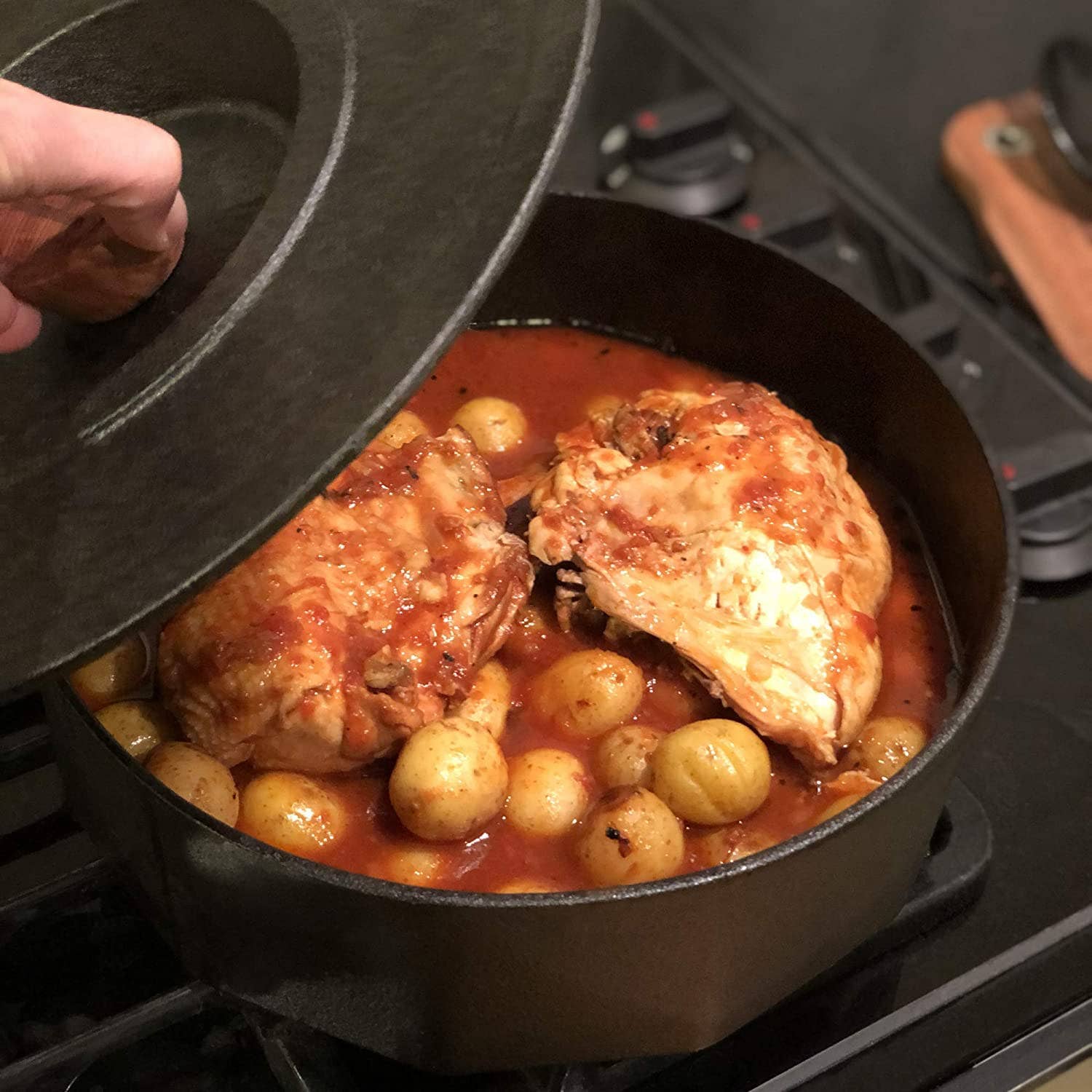 Fox Run Brands - Wholesale Kitchen Tool/Gadget - Outset Cast Iron Multi-Purpose Pot, Tortilla Warmer, 3 Quart2