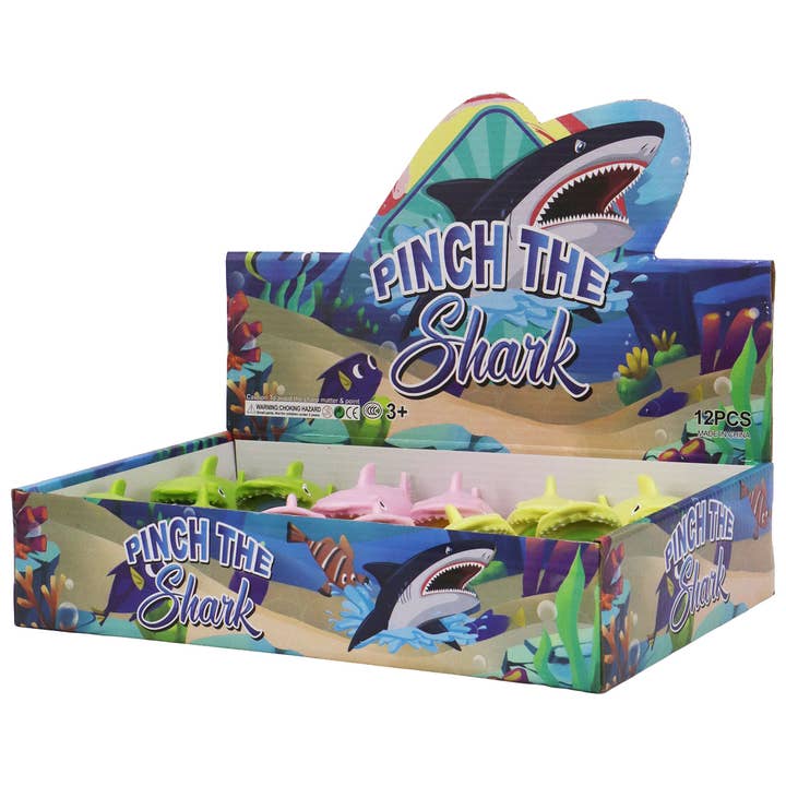 ASSORTEREDE Haj Pop-up Klem Stræk Træk Squishy for engroshandel på Faire1