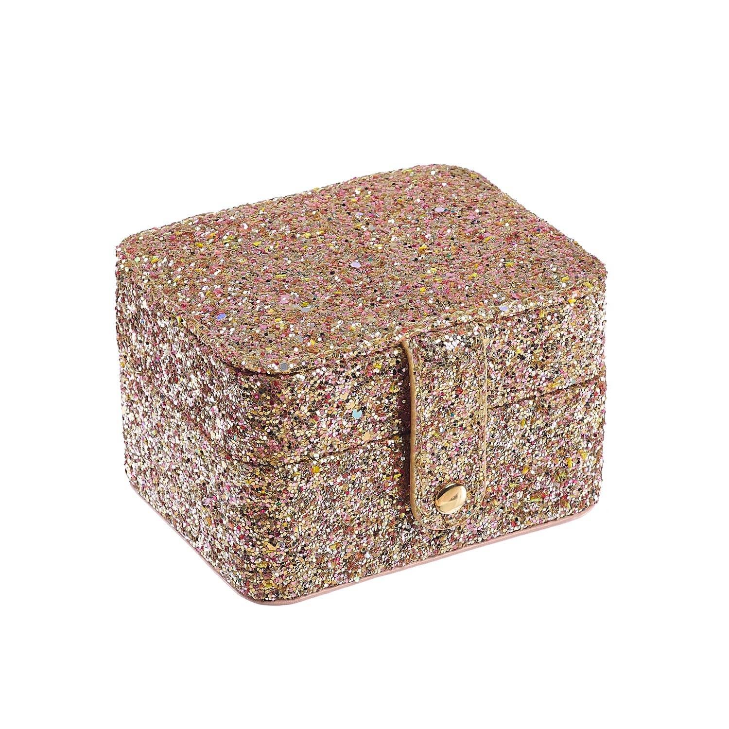 Rockahula Kids - Wholesale Jewelry Box/Organizer - Kids - Confetti Glitter Gold Jewellery Box