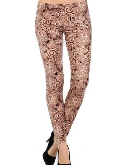 Velvet Footless Legging for wholesale by Flirty & Femme