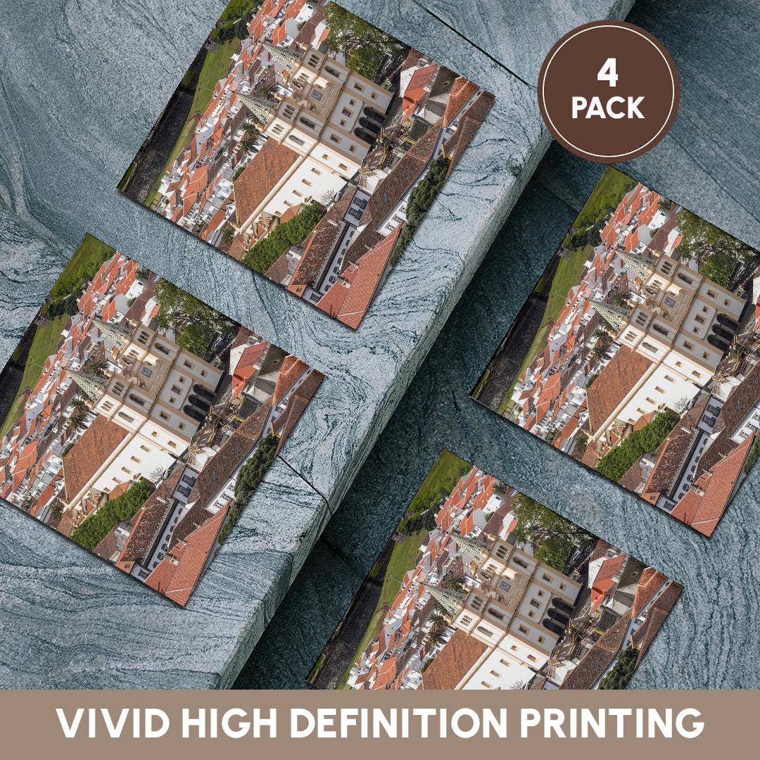 3dRose - Wholesale Coasters - 3dRose, Portugal, Azores Terceira Island, Santissimo Salvador da Se cathedral, Coaster5