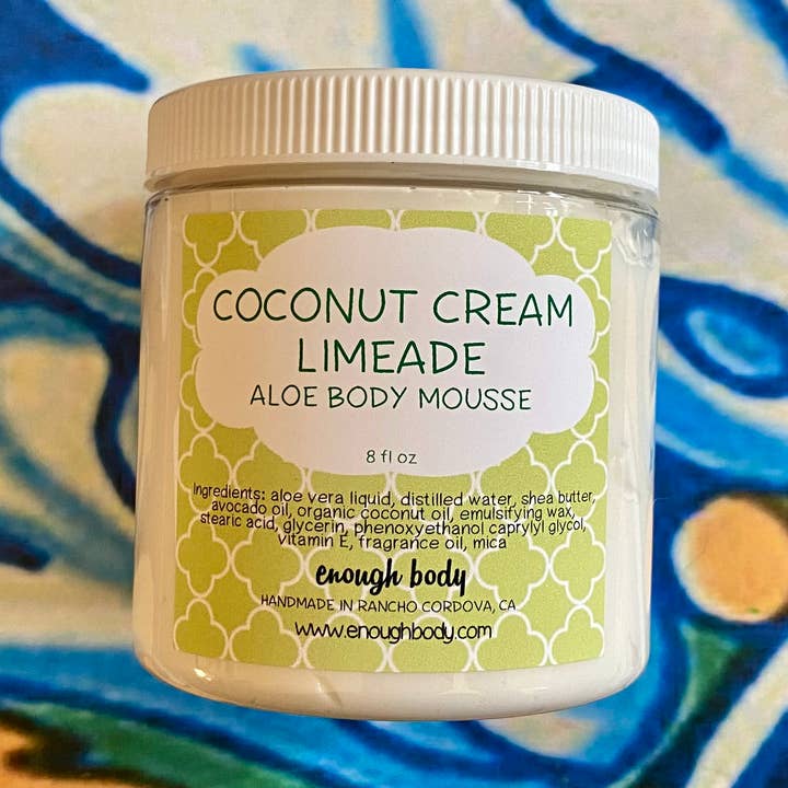 Coconut Cream Limeade Aloe Body Mousse ~ Body Butter for wholesale by Enough Body
