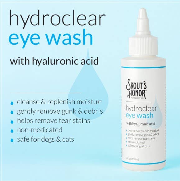 Pet Palette Distribution - Wholesale Eye Cream/Gel - Skout's Honor Hydroclear Eye Wash 4oz3