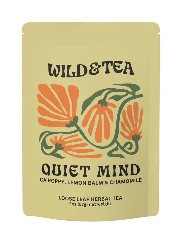 Quiet Mind Herbal Tea for wholesale by Wild & Tea