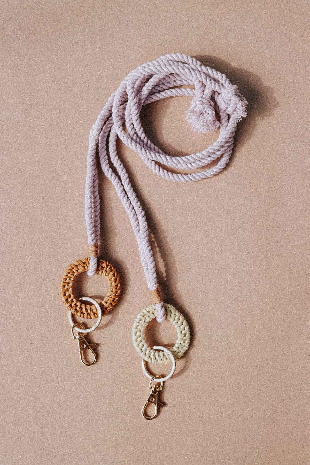 DayCrafter – wholesale Snodd - Dam – Rattan Nyckelring Nyckelband - Macrame Snodd - Boho Snodd15