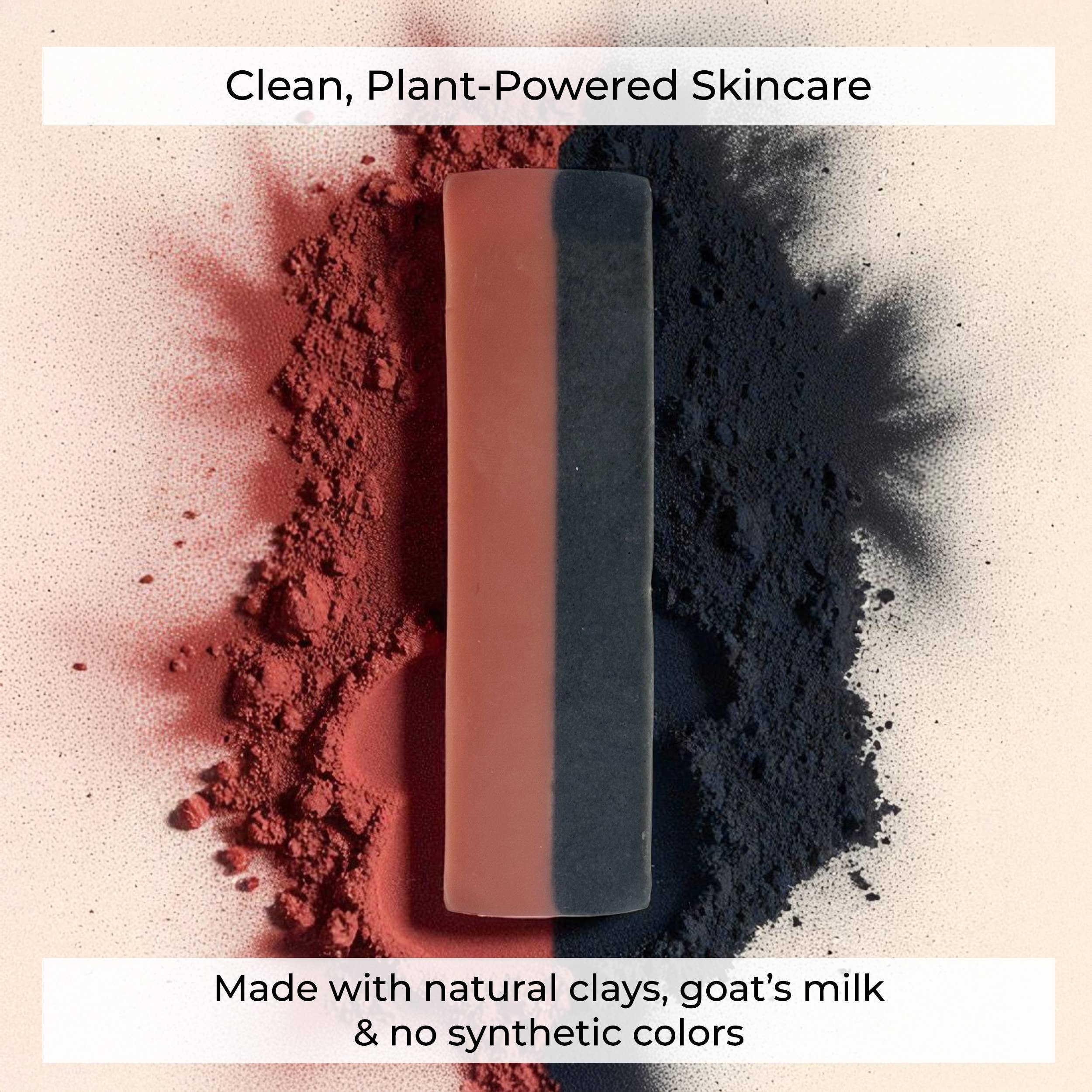 The Grecian Soap Company - Wholesale Bar Soap - Rose Clay Activated Charcoal Goat's Milk Natural Bar Soap1