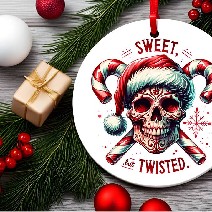 Ceramic Christmas Tree Ornament for wholesale by Stencil Art Canada