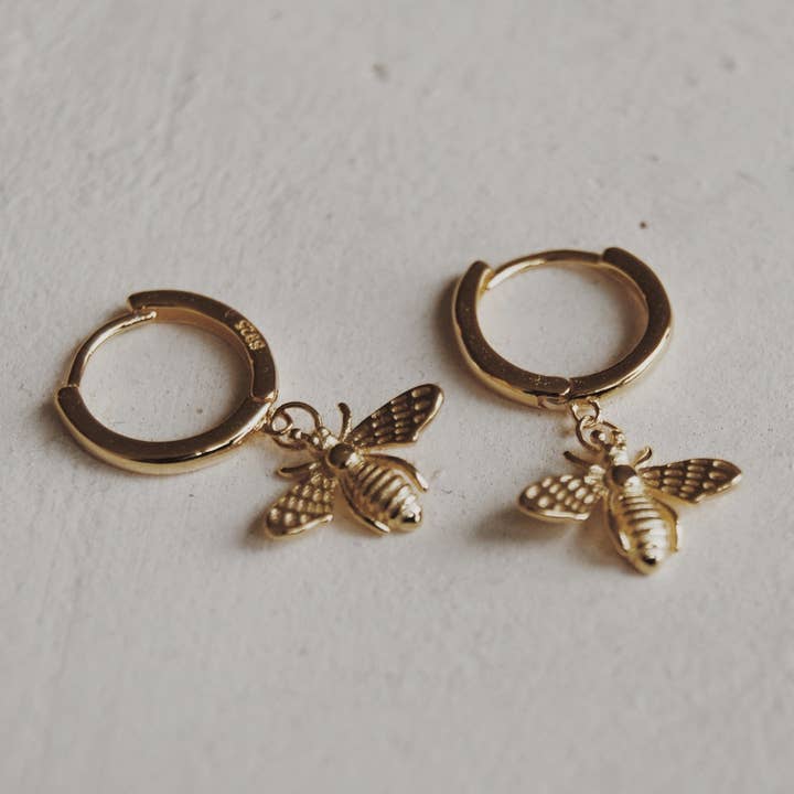 Olive Branch Jewelry & Co. - Wholesale Huggie Earrings - Wild Honey Huggie Hoop Earrings0