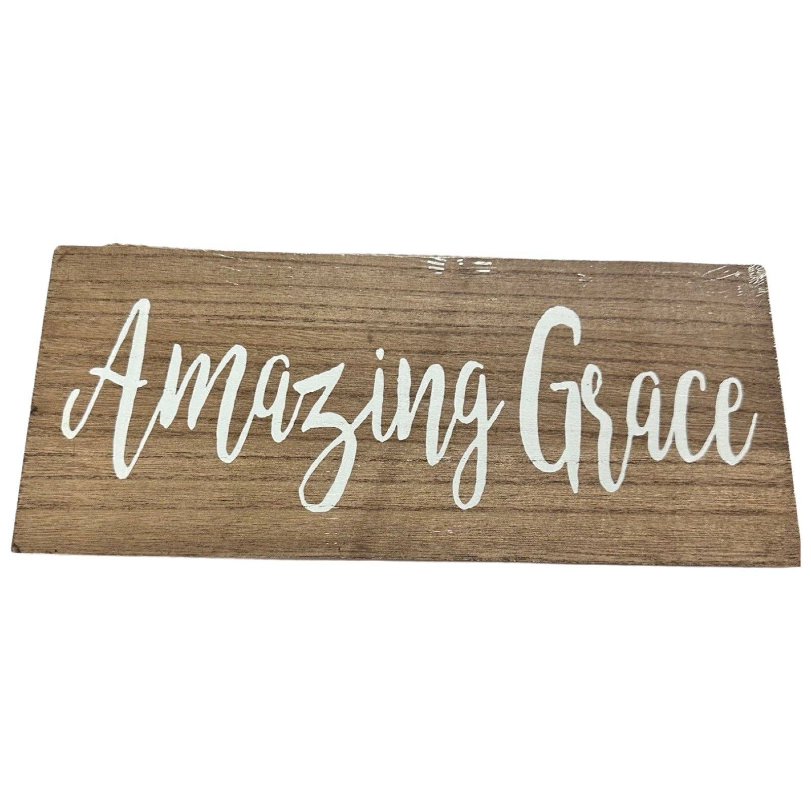General Wholesale Inc - Wholesale Sign - Wood Amazing Grace Sign - 705670