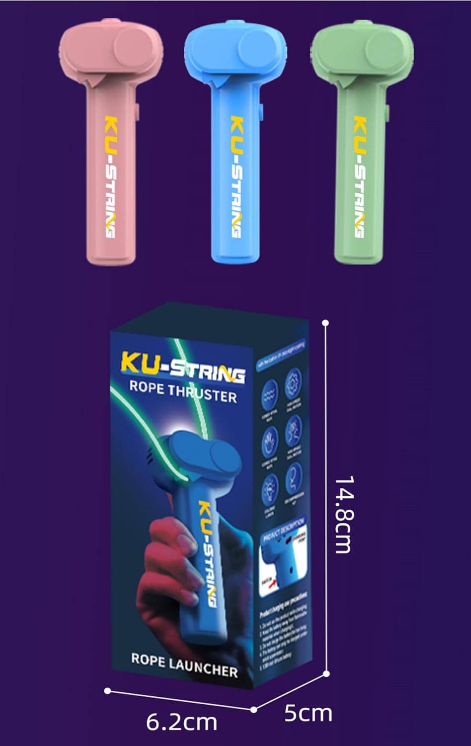 VIGOR - Wholesale Classic Toy - Kids - The dark loop rope launcher propeller, Hand Held Novelty Fun4