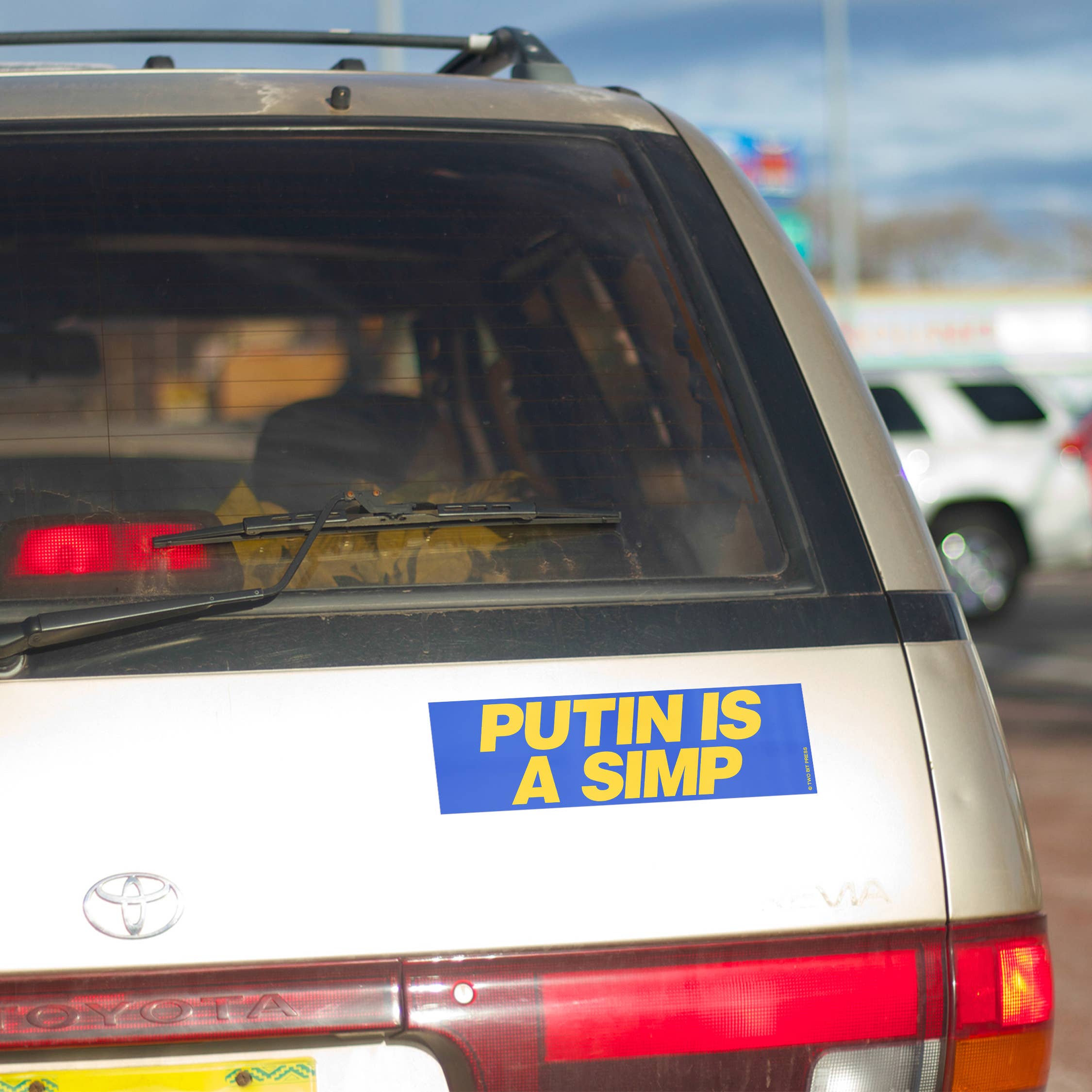 Two Bit Press - Wholesale Sticker - PUTIN is a SIMP Bumper Sticker - Funny Vintage Style Vinyl3