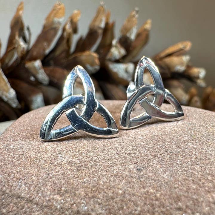 Celtic Crystal Designs Jewelry & Gifts - Wholesale Stud/Post Earrings - Zephyr Celtic Trinity Knot Earrings5