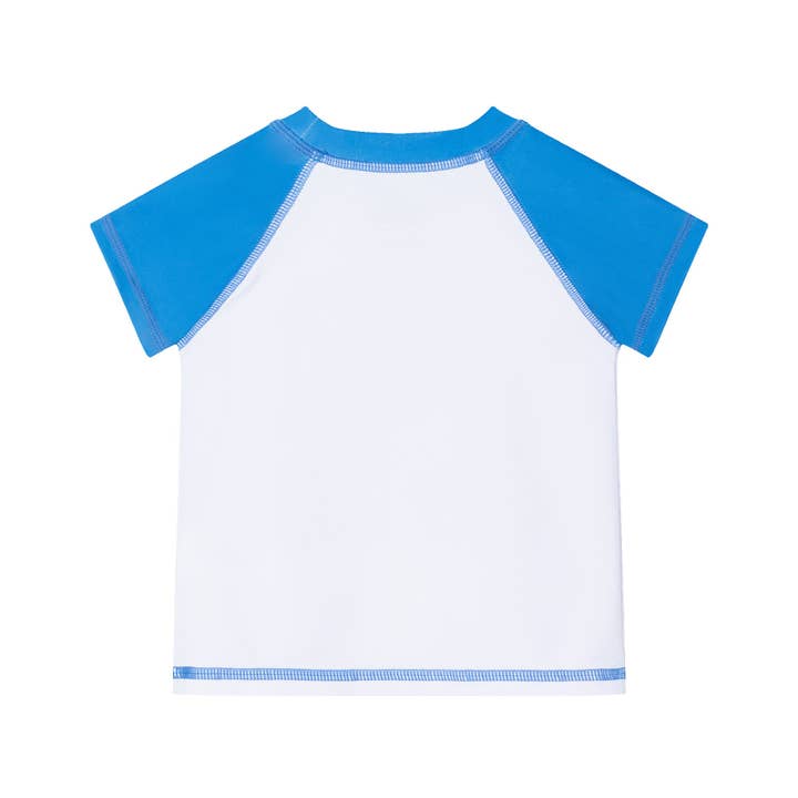 White SpongeBob SquarePants™ x Andy & Evan® | Infant (9-24M) Pop Art Rash Guard Set for wholesale on Faire